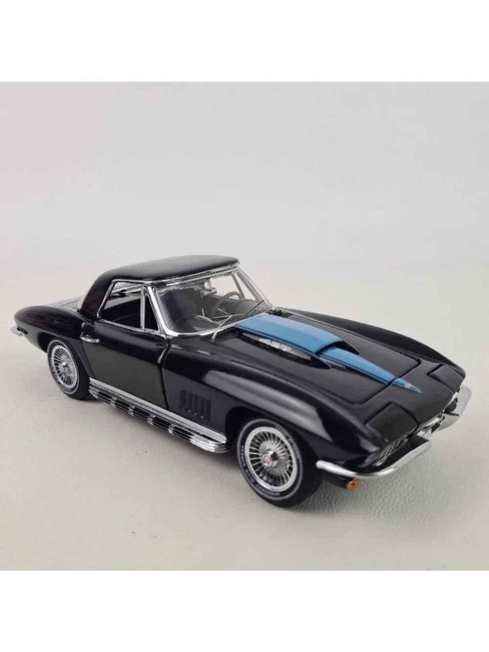 Franklin Mint Precicion 1967 Chevrolet Corvette 427 Black DieCast B11UL65
